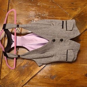 Chic twill vest